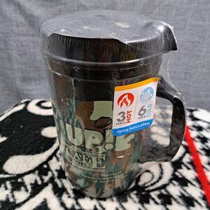 Heads Up Thermo Serv Camo Insulated Mug from Lambert's Cafe Brand New